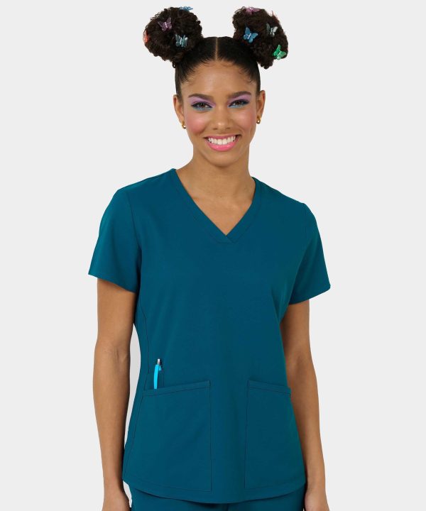 Focus V-Neck Top | 1165