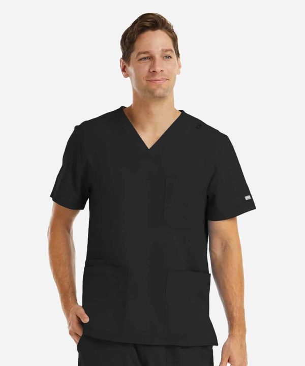 Alternative view of Men's 3-Pocket V-Neck Top | 5802