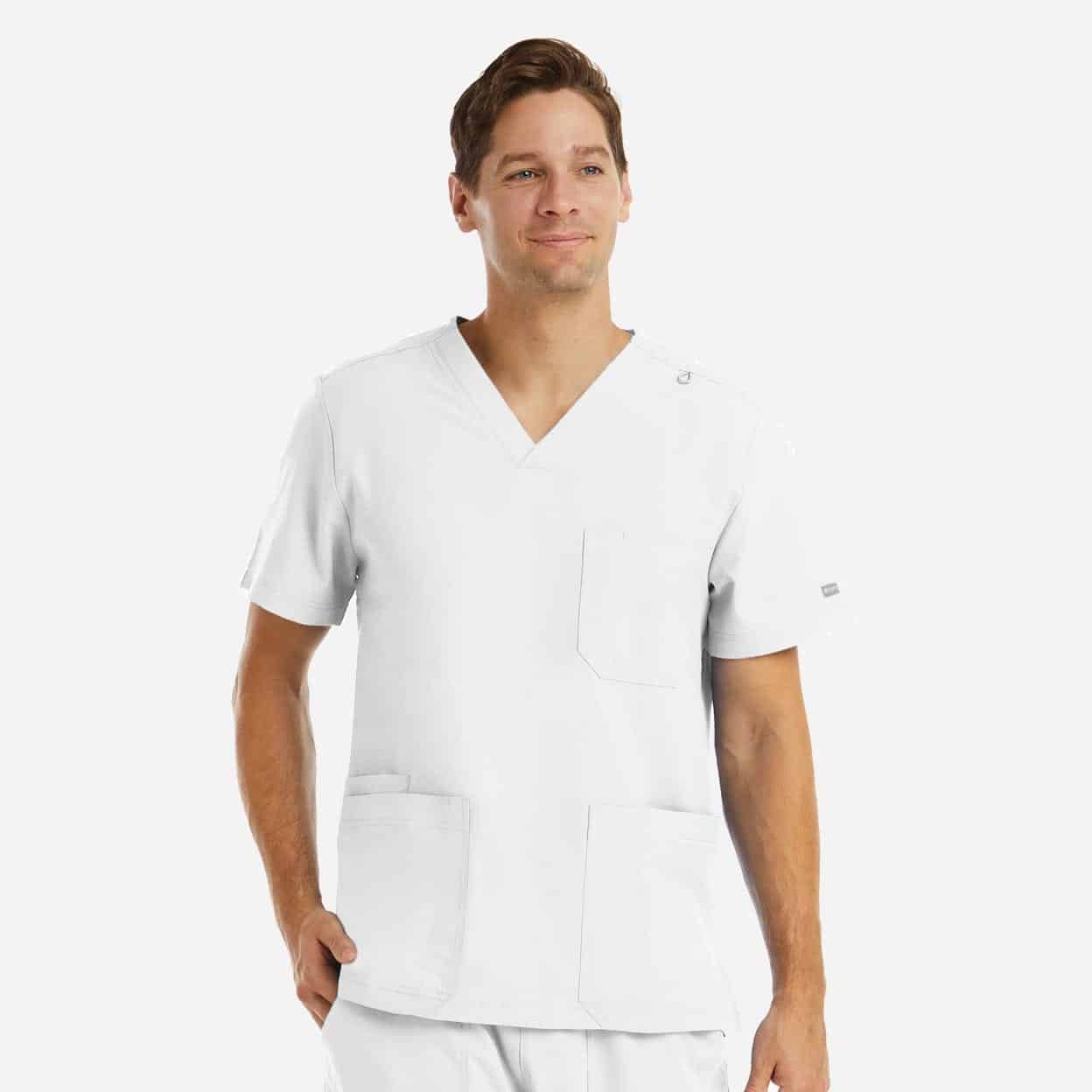 Men's 3-Pocket V-Neck Top | 5802