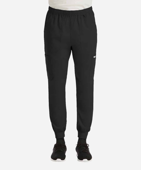 Alternative view of Men's Full Elastic Waistband Jogger Pant | 5892