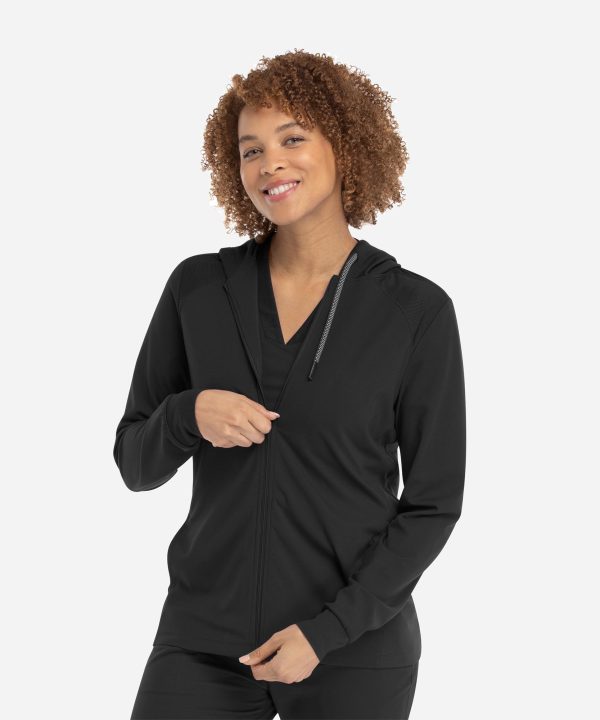 Alternative view of Women's Hooded Zip Front Jacket | 90301