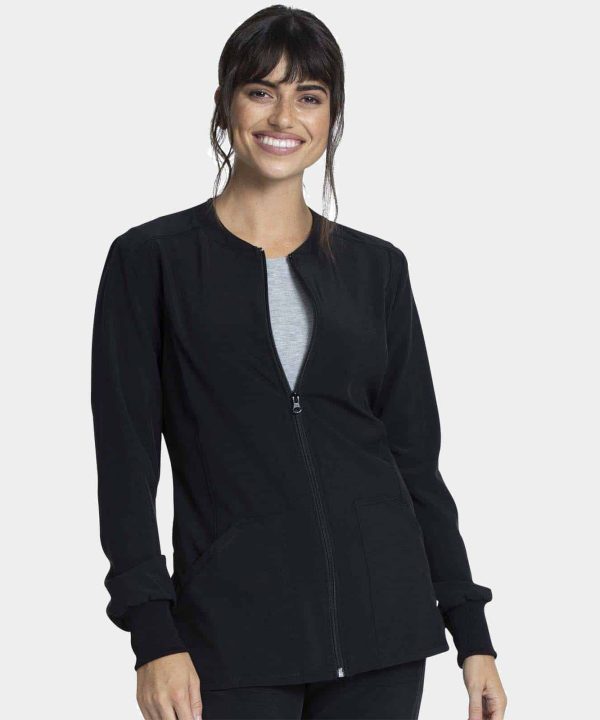 Zip Front Jacket | CKA384 - Black, XL
