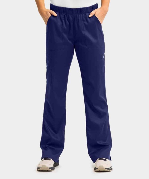 Women's Full Elastic Waistband Pant | 6801