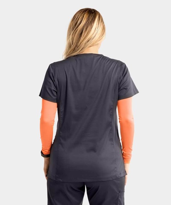 Alternative view of Women's Mock Wrap Knit Side Top | 2803