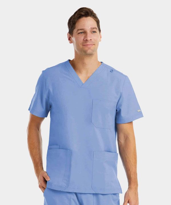 Men's 3-Pocket V-Neck Top | 5802