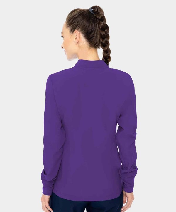 Alternative view of MC Insight Zip Front Warm-Up With Shoulder Yokes | MC2660