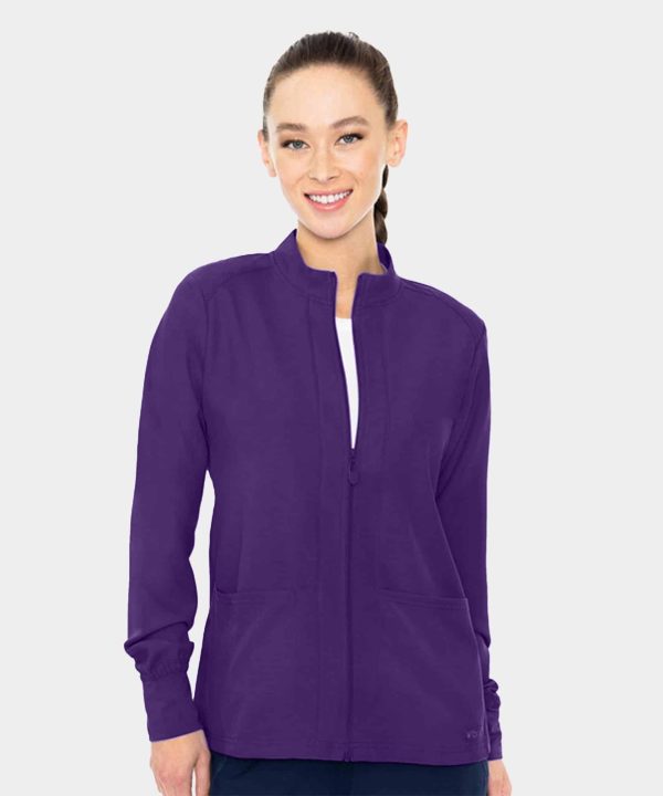 MC Insight Zip Front Warm-Up With Shoulder Yokes | MC2660