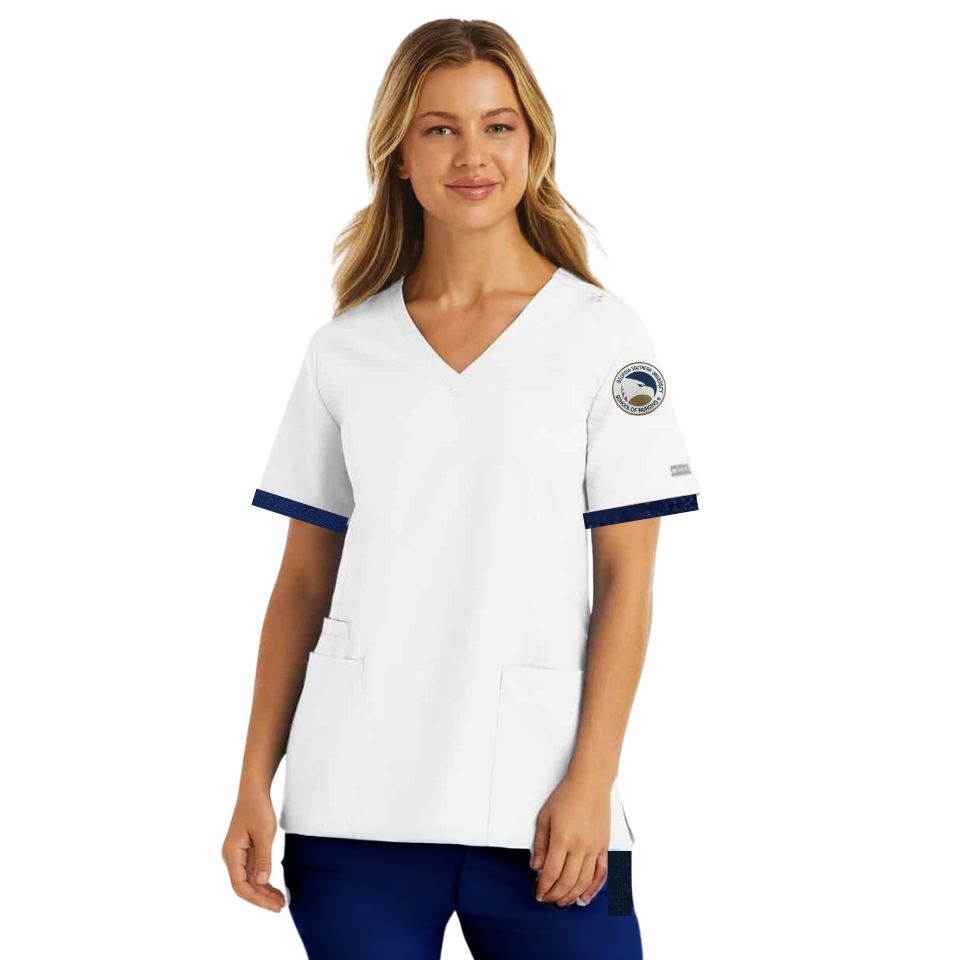 Women's V-neck Top Georgia Southern Nursing